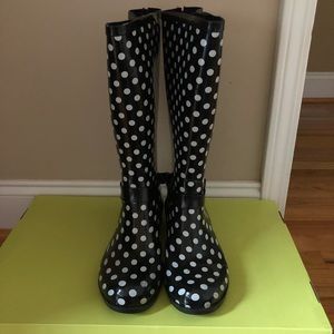 Rain boots worn once.